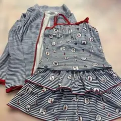 セパレート水着 100cm ストライプ