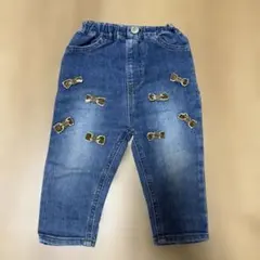 80cm petit main デニムパンツ 80