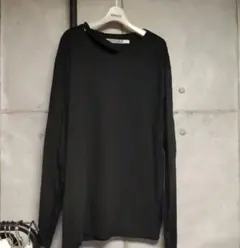 PERVERZE ブラック 長袖 カットオフTシャツのサムネイル