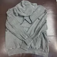 ★N.HOOLYWOOD HOODIE フェードダークグレーパーカー 38XL★のサムネイル