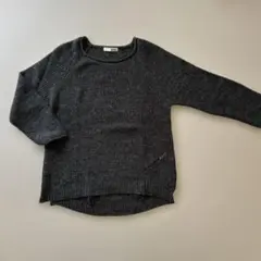 SHOO・LA・RUE ダークグレー ニットセーター 長袖