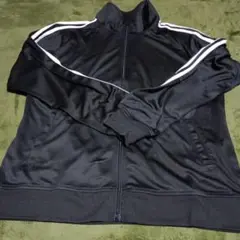 新品未使用品●黒 ストライプ ジャージ上下セット●LL●