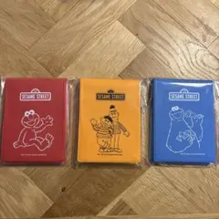 セサミストリート ロディア　カバー付きミニメモ　3個セット
