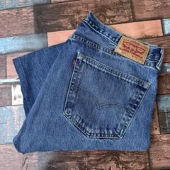 ビンテージ　古着　リーバイス505 バギー　デニムジーンズ　W36L34