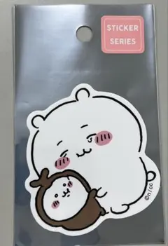ちいかわ スマホに貼れるサイズのステッカー（ちいかわとカブトムシ）