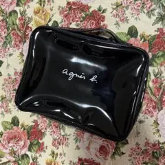 【美品】 Agnès b. エナメルポーチ　化粧ポーチのサムネイル