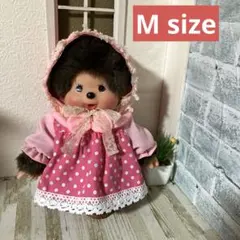 モンチッチＭサイズ用ハンドメイド　 水玉のワンピース2点セット