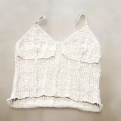 OHOTORO オオトロ ニット ビスチェ ストレッチ トップス キャミソールのサムネイル
