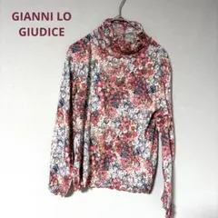 GIANNI LO GIUDICE 花柄 長袖 ハイネック トップス　a546のサムネイル