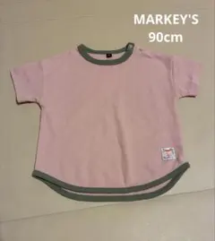 本日最終お値下げ MARKEY'S マーキーズ ワッフルTシャツ 半袖 90cmのサムネイル