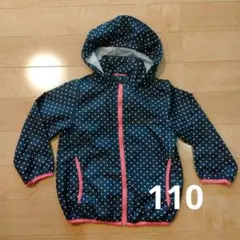 ネイビードット柄ジャケット 110サイズ