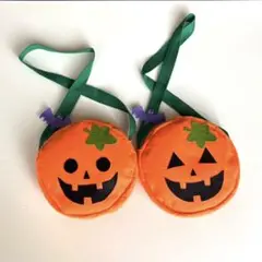 ハロウィン　ポシェット　かぼちゃ2個セット
