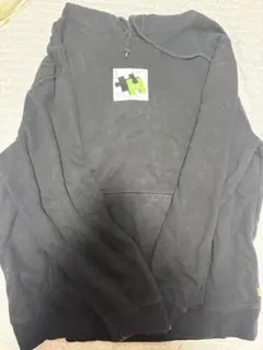 HUF パーカー ブラック パズルロゴ