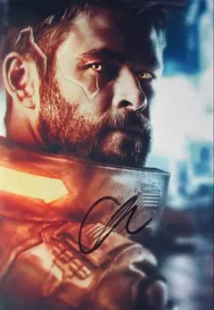 クリス・エヴァンス 直筆サイン入り写真 アベンジャーズ キャプテン