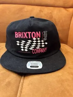 BRIXTON キャップ ロゴ刺繍 レザーバックストラップ - メルカリ