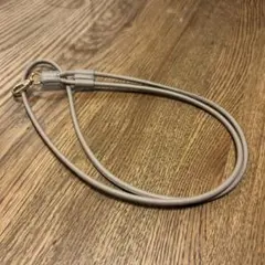 CASETiFY スマホショルダーストラップ レザー グレージュ