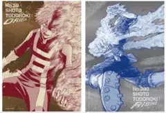 ヒロアカ原画展A2アートポスター2枚セット 【轟焦凍：オリジン＆ライジング】新品