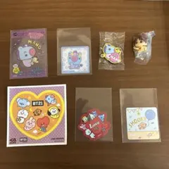 BT21 グッズセット ステッカー キーホルダー フィギュア