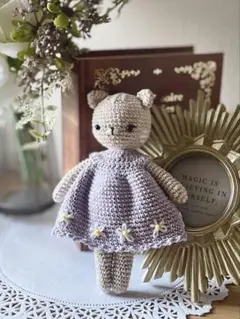 ねこ　あみぐるみ　ハンドメイド