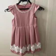 anyFAMピンク フリル袖 ワンピース110サイズ