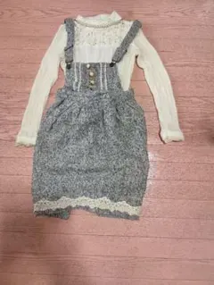 00s y2k 希少LIZLISAサロペットとカットソーセット 姫カジ スカート