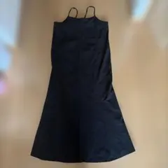 キャミワンピース ブラック Fサイズ