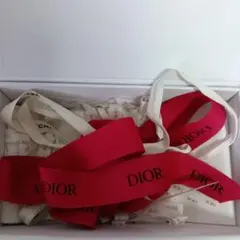Dior ギフト用リボンセット 赤白