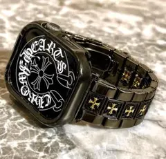 Apple Watch アップルウォッチ クロスステンレスバンド クロスブラック