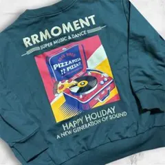 RRmoment ルルモーメント　裏毛トレーナー　110cm ピザ　レコード