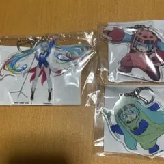 ガンダム 45周年 アクリルキーホルダー 初音ミク