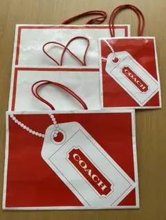 コーチ紙袋(4枚)