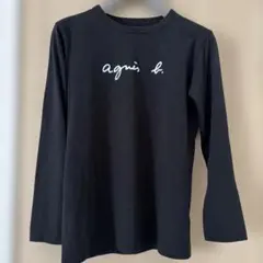 アニエスベー　長袖　Tシャツ　ブラック　黒　size1 日本製