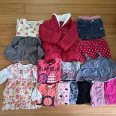 ワールド、JAVAのベビー服セット 。女の子　80cm