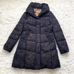 【最終値下げ！】デプレ イタリアンジャガード ダウン コート