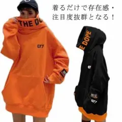 激カワッ(○^o^○)うさ耳フード×肉厚ボアロングパーカー□デカリボン付 