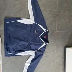 ネイビー/ホワイト 長袖ジャケット