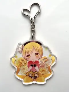魔法少女まどか☆マギカ 巴マミ アクリルキーホルダー 直筆メッセージカード付