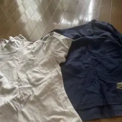 グレー ネイビー アンダーシャツ 2枚セット