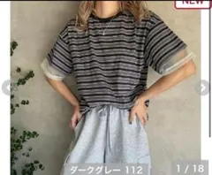 しまむら おなつ プルオーバー ダークグレー