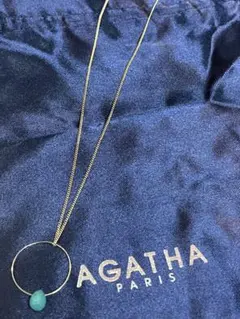 AGATHA 円形ペンダント ネックレス ゴールドのサムネイル