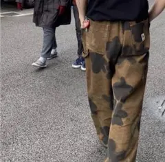 stussy floral dye work pants size28 激レアのサムネイル