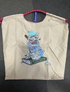 猫刺繍エコバッグ Mサイズ