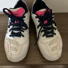 YONEX バドミントンシューズ ホワイト ピンクのサムネイル