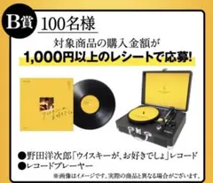 RADWIMPS 野田洋次郎 ウイスキーがお好きでしょ レコード プレイヤー