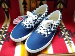 【新品】VANS SLIP ON ERAP NVY/WHT CHK 26.5cm