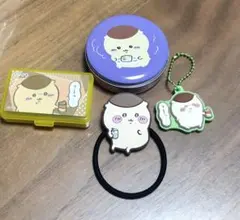 ちいかわ　くりまんじゅう先輩セット キーホルダー ヘアゴム