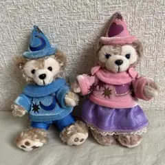 ダッフィーシェリーメイぬいぐるみバッジ