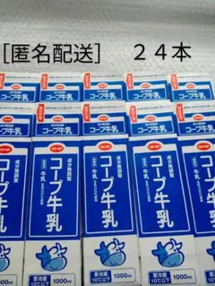 牛乳パック２４本 同一銘柄 未解体
