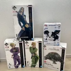 ジョジョの奇妙な冒険 護衛チームフィギュア ジョジョの奇妙な冒険 黄金の風 護衛チーム ブラック フィギュア6体