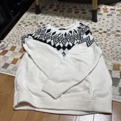 AZUL ホワイト ブラック ニット